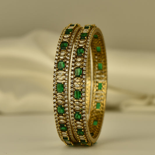real-antique-gold-diamond-like-ad-bangle-elegant-minimal-look-for-all-occasion
